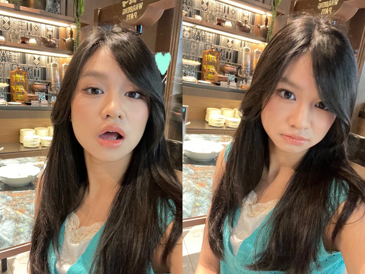 Nala_JKT48's tweet photo. #SeniNala teal🩵😁😁😁 https://t.co/eUHkeMuLzX