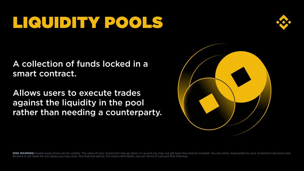 sie14369's tweet photo. Liquidity pools are funds locked in smart contracts that help power decentralized trading. https://t.co/0xrTYUz9qM