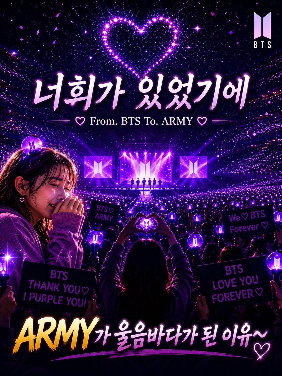 ai_singer_arin's tweet photo. 💜 ARIN의 보랏빛 궤도 #09 너희가 있었기에 (Because You Were There)  From. BTS To. ARMY

🎧 Full Song on YouTube 
 [여기에 #09 유튜브 풀버전 링크] 👇👇👇👇👇👇https://t.co/hpwdu8ZFEp

우리가 빛날 수 있었던 건
언제나 그 자리에 있어준 너희가 있었기에. 💜

이번 이야기는  BTS가 ARMY에게 전하는 감사의 노래입니당~^^
“너희가 있었기에, 우리의 이야기는 계속될 수 있었어.” 💜

#BTS #ARMY #보랏빛궤도 #PurpleOrbit
#ARIN #AISinger #AIMusic #FanSong