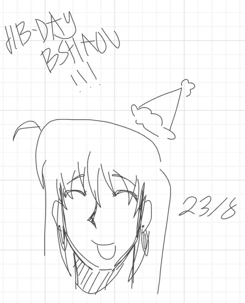 0771969_MT's tweet photo. HAPPY LATE BIRTHDAY @bshaou 
I didn't know it was your birthday yesterday(⁠╯⁠︵⁠╰⁠,⁠)

#happybirthday #hajimenoippooc https://t.co/U9UY39zTws