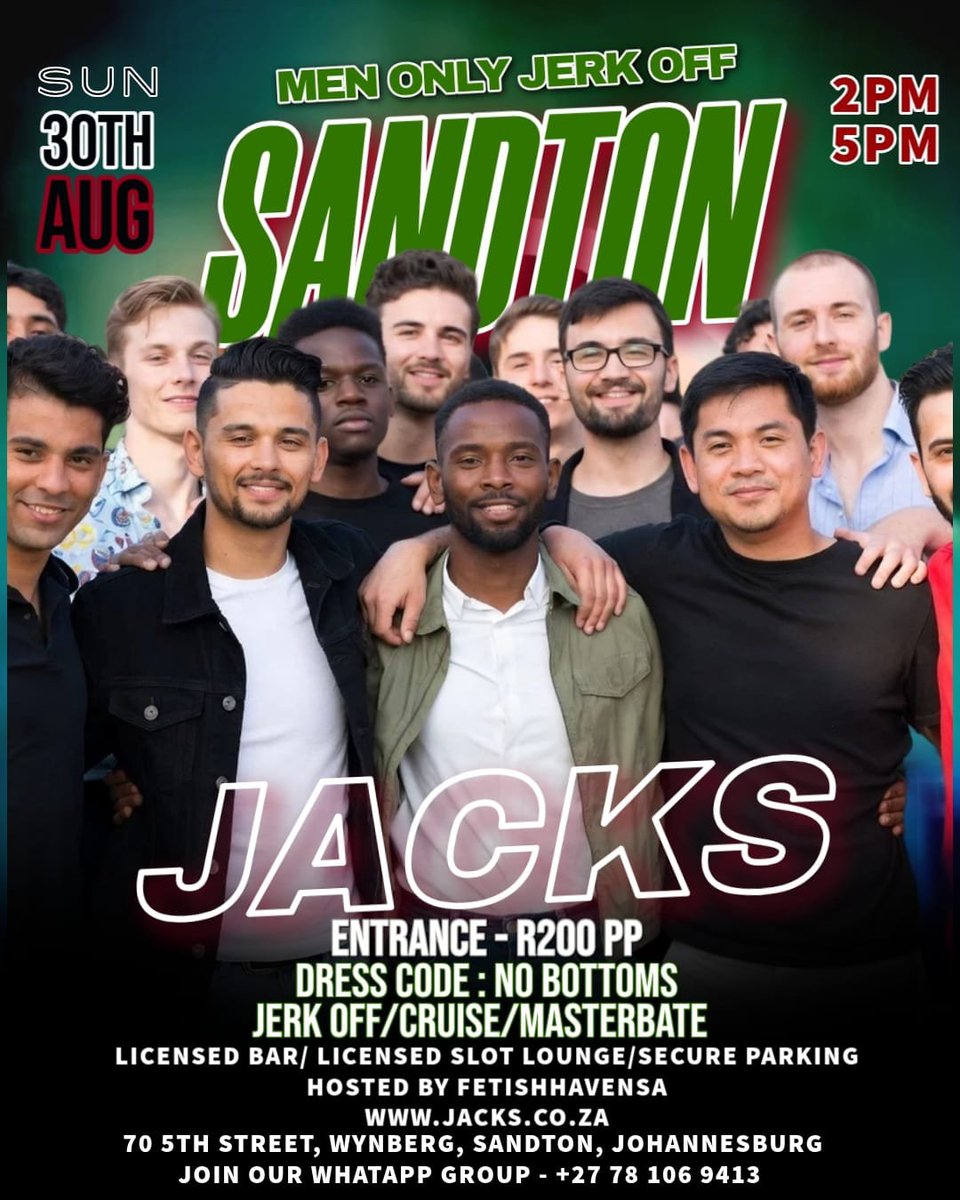 fetishhavensa's tweet photo. #JERKOFF #JACKSJERKOFF. #M2MFUN #MENONLY #SANDTONJACKS #GAUTENGJACKS #trending #gayplay #jerkoff #mastubation #groupplay
#sunday30Aug2026 # https://t.co/uQJSaPrUjV