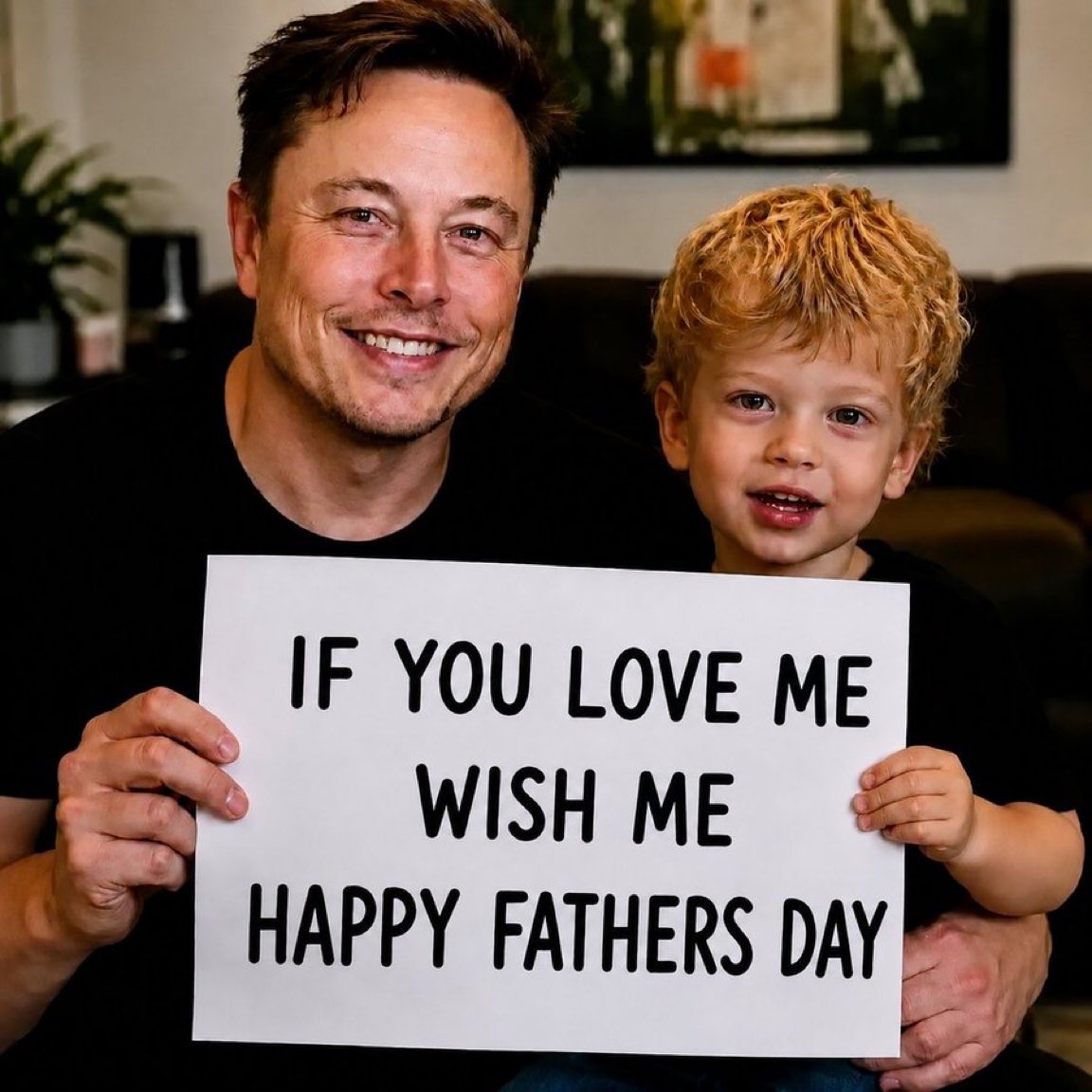 MarsInnovaokr's tweet photo. "IF YOU LOVE ME, WISH ME HAPPY FATHERS DAY" ❤️👇

Would this sign work on you? 😂

A. Absolutely ❤️
B. Maybe 🤔
C. Only if asked nicely 😅
D. It already did 😆 https://t.co/1BvtvziA0P