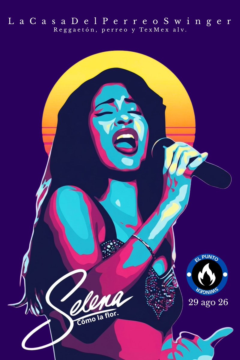 Elpuntogroup's tweet photo. El homenaje más lindo de la comunidad sw a la Reyna 👑 del TEX MÉX. 🇲🇽 #SELENA 

🌹COMO LA FLOR🌹 

Ven y vívelo en...
#Lacasadelatradicionsw 

🗓️SABADO 29 DE AGOSTO
📍BELLAS ARTES CDMX 
🎤 IMITADORA OFICIAL DE #SELENA EN VIVO
⏰10:30 pm 
🎲Playrooms
🕳️Gloryhole
🎁 @ViveSensual https://t.co/uFwB4VNCwZ