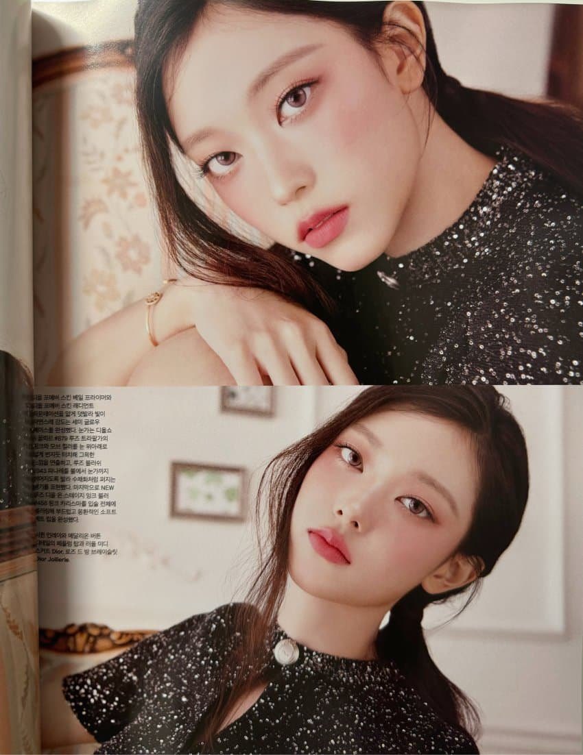 cakedegg's tweet photo. Marie Claire Haerin😭her face card is insane https://t.co/JP5Ee5cz9Q