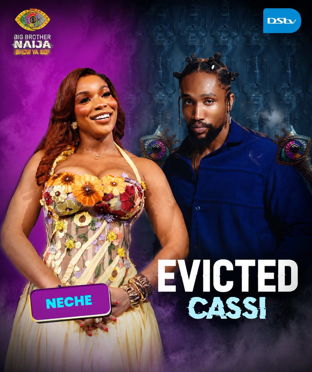 DStvZimbabwe's tweet photo. 😱🔥 DOUBLE EVICTION SHOCKER! The #BBNaija house just got two people lighter! 😭👋🏾
Neche and Cassi have officially been EVICTED! 💔🏠 Just like that, their Show Ya Sef journey comes to an end. 👀
Did you see these evictions coming or Biggie akuvhundutsai? 😭😂👇🏾 #BBNaija https://t.co/JkAJiXEzm1