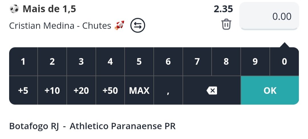 Agazimtipster's tweet photo. 🇧🇷 Entrada Pré-Jogo (NOVIBET) -CRISTIAN MEDINA +1.5 CHUTES

⚠️ MINISTÉRIO DA FAZENDA ADVERTE: Aposta não é investimento.
🔞 Jogue com responsabilidade https://t.co/atiUcFJ6yY