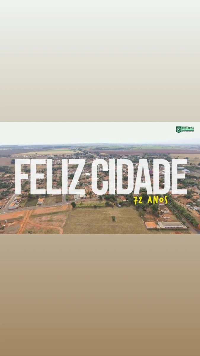 JaVanderlei's tweet photo. Hoje é aniversário da cidade de Rubiácea SP. https://t.co/0DFcHAIbts