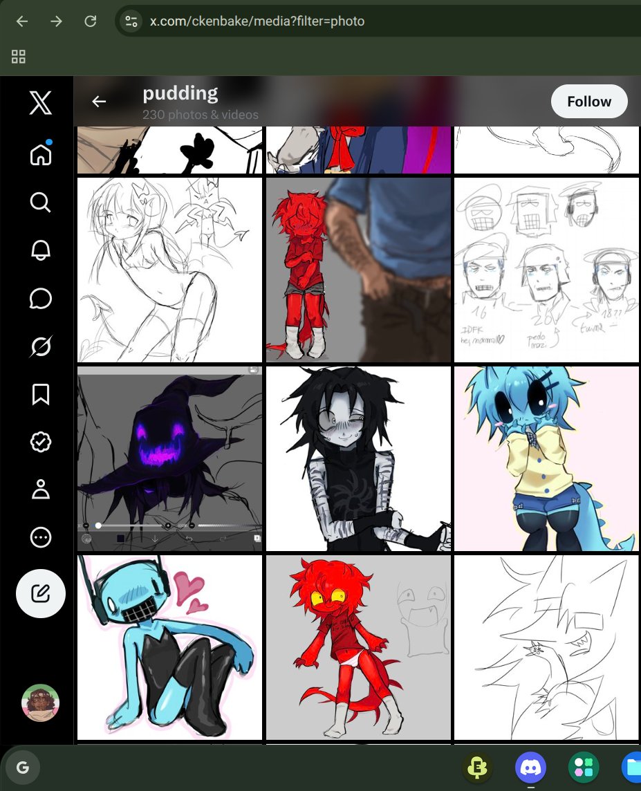 0ak_scribbles's tweet photo. report this person. @/ckenbake they have a weird obsession with r4pe, draw a lot of csem of children and make adult characters into children to draw sexual stuff of them. https://t.co/M5dJdq60rq