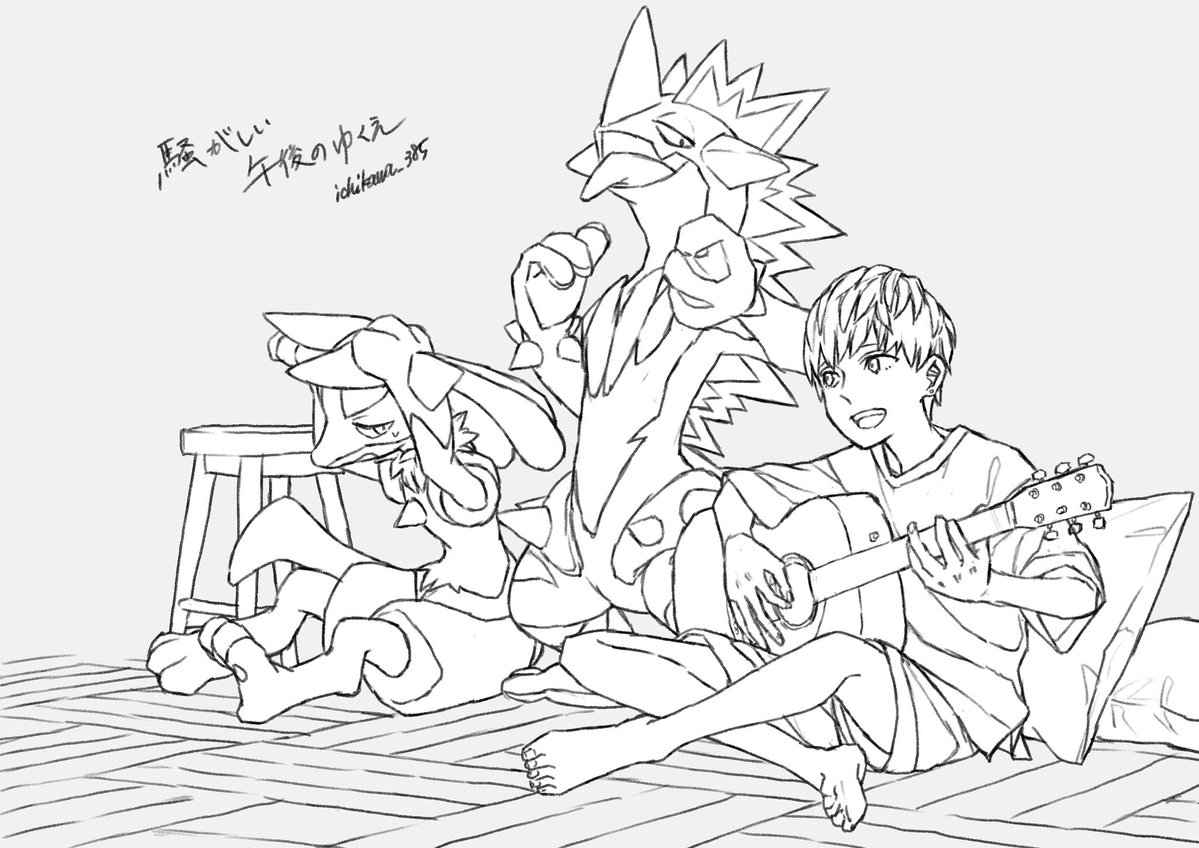 ichikawa_385's tweet photo. 最近描いた絵の線画まとめ https://t.co/DafGK84Kzp