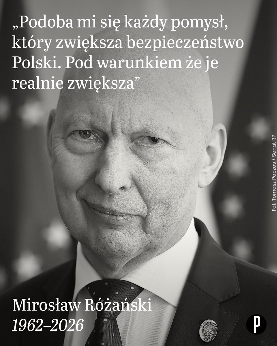 Polityka_pl's tweet photo. Nie żyje gen. Mirosław Różański. Miał 63 lata. W ostatniej rozmowie mówił nam, o której będzie wojna i o tym, jak walczyć sprytnie. https://t.co/5gXRzJJSko https://t.co/Hdbq7Wjgwk