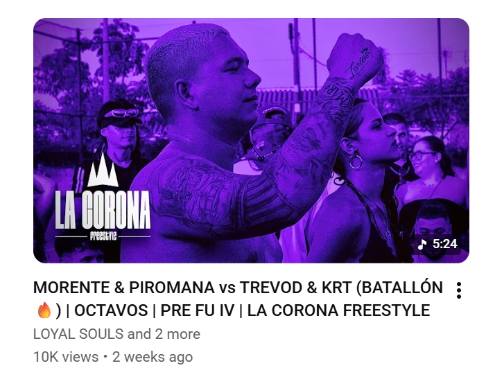 danielssouls's tweet photo. La nueva competición LA CORONA FREESTYLE ha funcionado muy guay.

Nos gustaría darle continuidad, como un espacio para aquellos más "competitivos", además de verlo como una puerta directa para FU.

Hemos podido fichar a peña como Piromana, Morente, que  han salido de ahí. Y conocer nuevos prospectos como RYO también.

Mi pregunta es... 

¿qué deberíamos hacer para mejorar este evento? La idea sería poder seguir fomentando la originalidad y creatividad, además de poder descubrir nuevos talentos para futuras Battle Nights/FUs, ofreciendo un espacio más "frontal".

Os leo