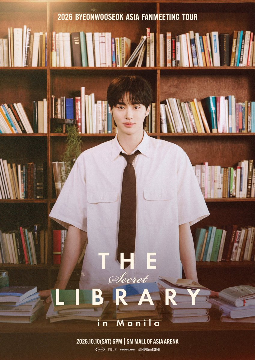 Mariaticktix's tweet photo. 2026 ByeonWooSeok Asia Fanmeeting Tour <The Secret Library> in Manila SM Mall of Asia Arena

10/10

🎟️
SVIP1 ×2
VIP A・VIP B（216区・207区）

ビョンウソク マニラ チケット smtickets 代行 代理
チケットのお問い合わせはDMまで https://t.co/QvJxgFsh3O