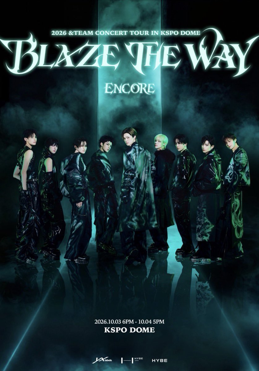 Mariaticktix's tweet photo. 2026 &amp;TEAM CONCERT TOUR
‘BLAZE THE WAY’ ENCORE
📍KSPO DOME

🗓 10/3,10/4

フロア F1・F2
M&amp;Gエリア 3・12

チケット代行受付中です✨
ご希望の日程・座席・枚数・ご予算を明記のうえ、DMまでお問い合わせください📩

ソウルコン／韓国コンサート／チケット代行
#andTEAM https://t.co/8dLsFZHtjc