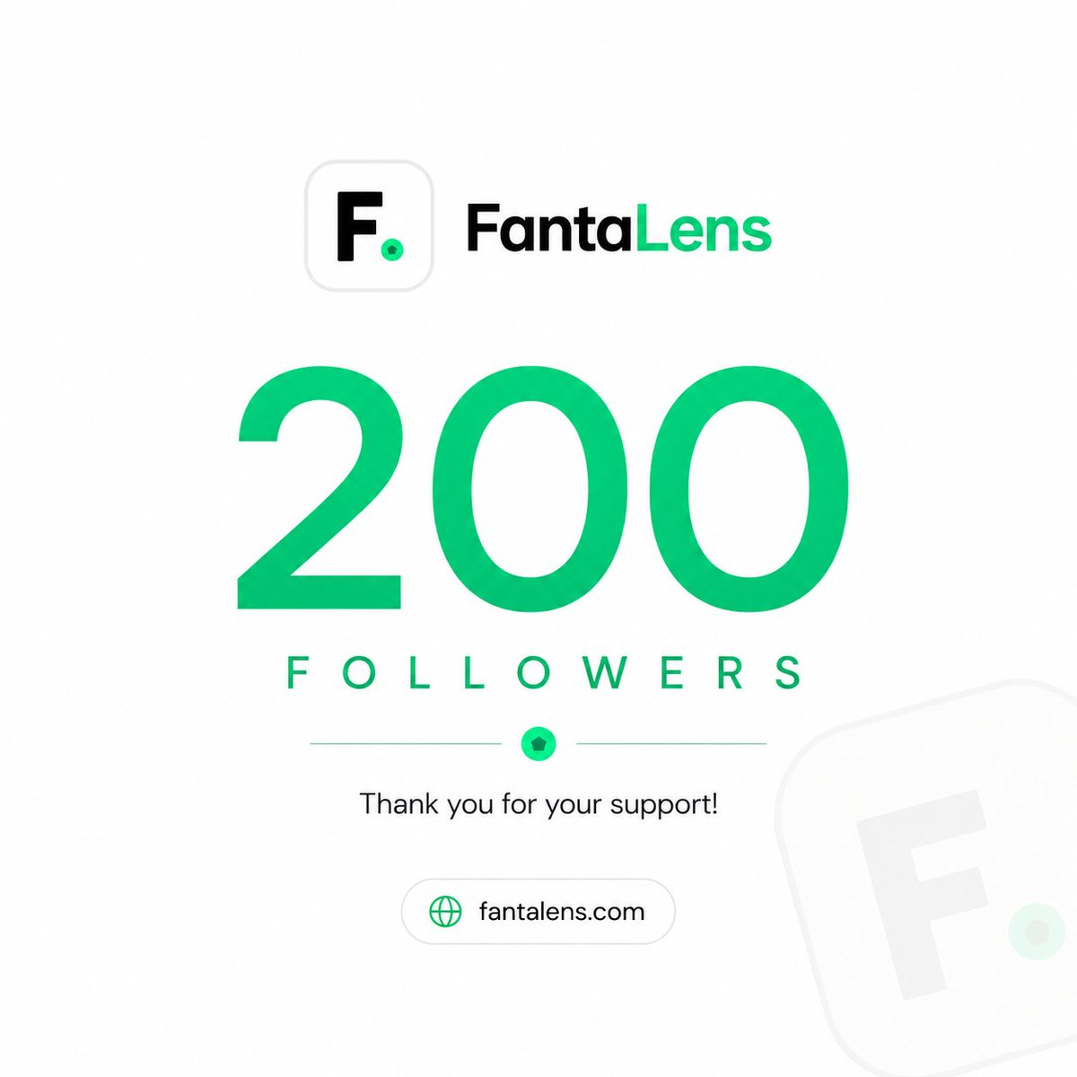 FantaLens's tweet photo. 200 already. 💚

10 days of FantaLens on X and we’re just getting started.

Thanks for being here. More to come soon. 👀 https://t.co/sLi5tLCGfT