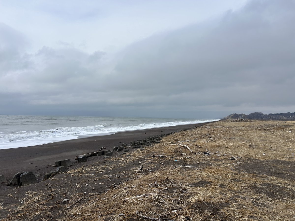 zonuzonuruins's tweet photo. 北海道の景色と言われてしっくり来るのはむしろこういう砂浜だな。 https://t.co/UTgirf2z3q