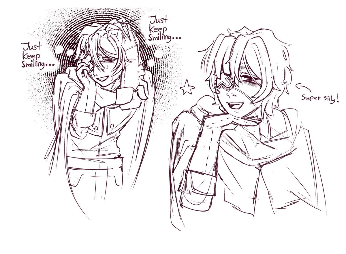 Panduobaa's tweet photo. nqh!Sidefall doodles I did as warm up🙂↕️
#nqh #notquitehuman #sidefallfanart (?) is that the tag https://t.co/2JIZseYhkC