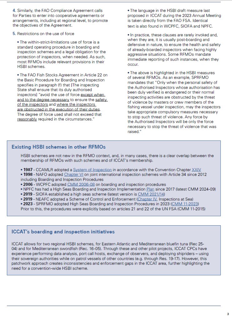 nevangelides's tweet photo. #ICCAT is lacking behind with its patchwork/regional scheme. An RFMO-wide scheme would provide more consistent enforcement across the ICCAT area, while pooling resources and strengthening cooperation against #IUUfishing. Our joint brief explains how👇
https://t.co/IgmhoVoQvh 3/3 https://t.co/g1fwIhEkPt
