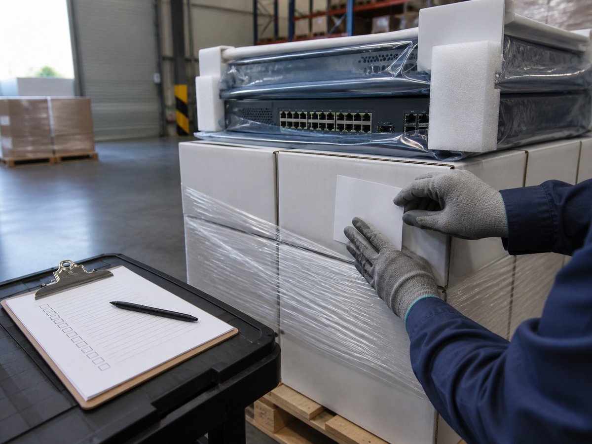 MichaelChomsky's tweet photo. Project-ready is different from merely in stock.

Before export, we verify the exact SKU/configuration, airflow and PSU direction, accessories, test evidence, packing, destination requirements and lead time.

That work turns hardware into a deployable option.

#NetworkHardware https://t.co/ozs5MgGqlo