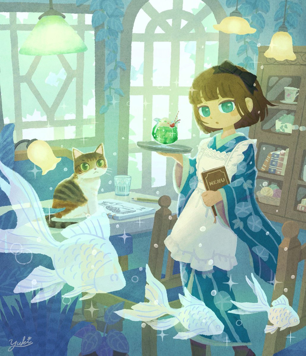sawayuki3's tweet photo. pixivision様のクリームソーダの特集にて、こちらの作品を紹介していただきました🫧 https://t.co/PXwHzetxf5