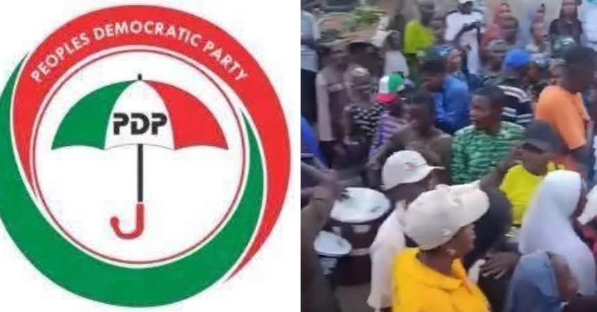 PDPKwaraNG's tweet photo. *APC, Abdulrazaq's Govt overwhelmed by Growing Rejections, Agaka People are not thugs - Kwara PDP*

*...Urges Gov AbdulRazaq to caution his overzealous agents*

The Peoples Democratic Party (PDP) in Kwara State has called on Governor AbdulRahman AbdulRazaq to immediately caution his overzealous aides and agents who have resorted to insulting and criminalising innocent citizens simply because they stood up to reject what it described as a last-minute, politically motivated gesture.

The party said it found it deeply disturbing that an aide of the Governor, reacting to the people's rejection of the political show organised by the APC Women's Leader in Agaka, casually labelled an entire community as “thugs and hooligans” and attempted to drag the names of respected political leaders into the matter.

In a statement signed by its State Publicity Secretary, Olusegun Olusola Adewara, the Kwara PDP described the comment by the Kwara APC and AbdulRazaq administration as absurd and insulting, saying it was a clear reflection of the growing frustration within the government due to the overwhelming rejection it is facing across the State. 

“The truth is that the AbdulRazaq-led APC administration is becoming overwhelmed by the wave of rejection confronting it from one end of Kwara State to the other. The people who confronted the APC team in Agaka were neither PDP members nor thugs. They were concerned residents who have lived with the consequences of the administration’s failures in their community and cannot be swayed by emergency and petty politically-motivated N5,000 empowerment.

"How can a government agent in his right senses then tag an entire community as thugs and hooligans simply because the people are conscious enough to reject a once-in-four-year Greek gift? That commentary was not only absurd; it was an insult to the conscious and peaceful people of Agaka," Adewara said. 

The PDP further questioned the timing of the intervention, asking where such gestures had been since 2023.

“The question is: where were these sudden interventions and political gifts from 2023 until now? Why is the government suddenly introducing ‘Dibo ko sebe’ politics in Agaka, a community populated by entrepreneurs and businesspeople, and expecting them to accept a N5,000 gift from the APC Women’s Leader at a time when the political atmosphere has clearly turned against the administration?

"Kwarans are politically aware and can't be deceived. They know the difference between genuine governance and emergency election-season cosmetics. They cannot be neglected for 7 years and then expect to surrender their dignity and conscience in exchange for hurriedly packaged political gifts a few months to an election.

"We therefore call on Governor AbdulRahman AbdulRazaq to caution his aides and political agents against further inflammatory and reckless statements capable of creating unnecessary tension within communities.

"More importantly, the Governor owes the people of Agaka and the respected Mogaji of Agaka an apology for the insult and embarrassment caused by his aide's reckless attempt to tag peaceful and conscious citizens as “thugs and hooligans.”

"Agaka people are valuable citizens of the State. They have a right to reject deception and they have a right to make it clear that seven years of perceived neglect cannot be erased by last-minute Greek gifts," the party said. 

Signed:
Olusegun Olusola Adewara, 
State Publicity Secretary
Kwara PDP.