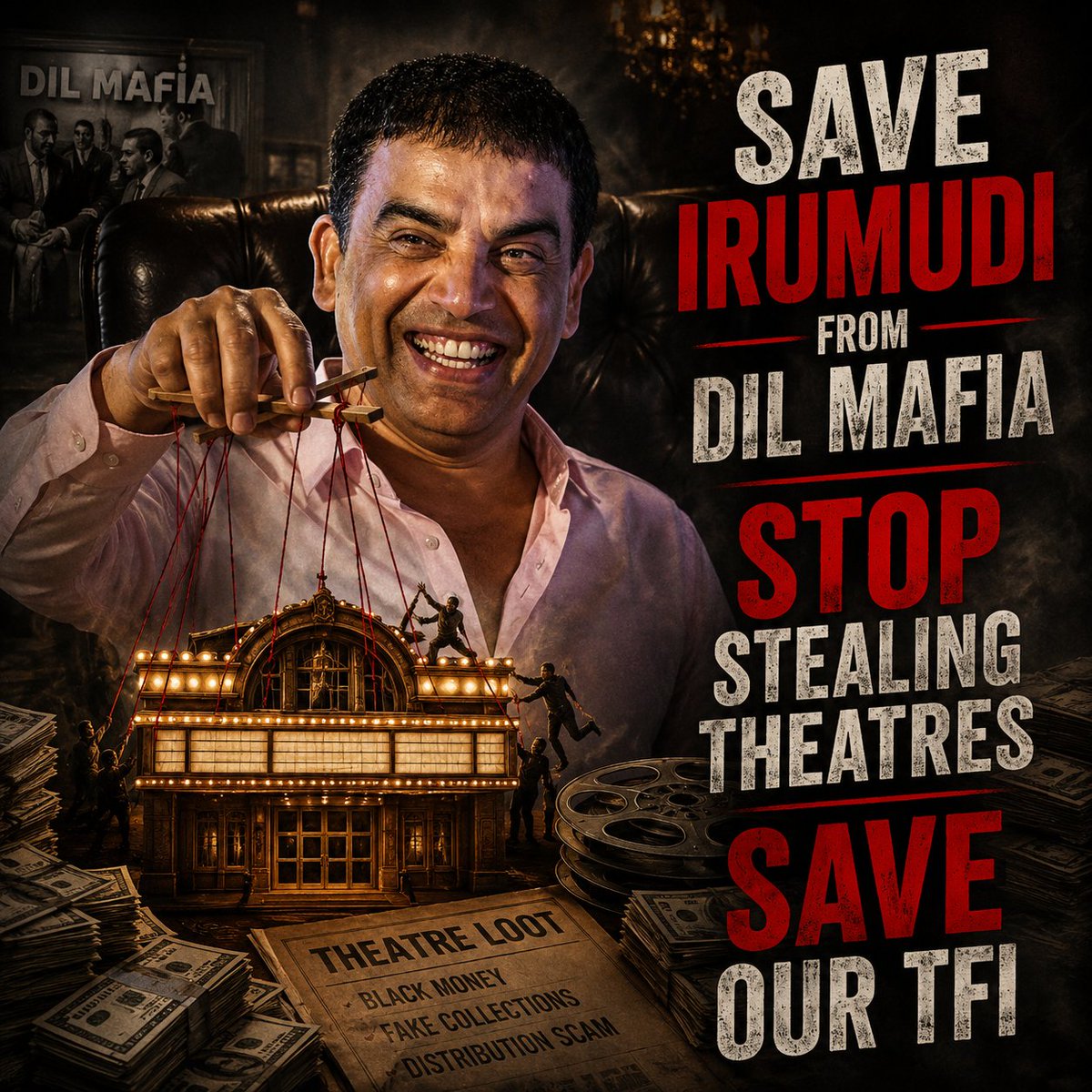 Dhruva_999's tweet photo. Nee cinema ki  vachesariki @RaviTeja_offl unwanted killing strategy

@MythriOfficial 200CR Gross potential movie ra hold cheyandi theatres 

Mana Telugu movies dubbing lo support cheyaru mari manam Enduku valla movies support cheyali  #TFI

#SaveIrumudi from #Toxic https://t.co/Blg8ZveRzI