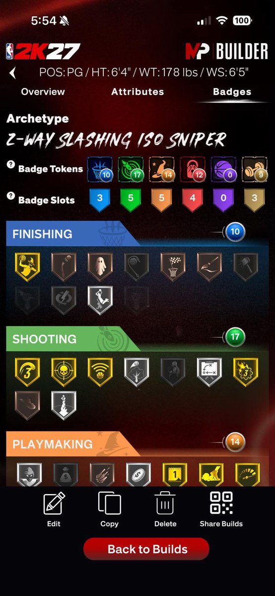IsoPhantom2k's tweet photo. Be careful when making your build certain positions could get you more badge tokens https://t.co/ii7aRZ2lw1