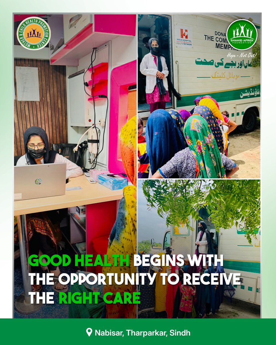 SAFoundationN's tweet photo. Five Mobile Health Unit Camps. One week. Over 450 individuals reached. 

Across villages in Nabisar, Tharparkar, Sindh, SAF brought essential healthcare closer to communities with limited access to proper medical services.

This initiative is being carried out in collaboration with @IHHN_PK, with the support of @TharFoundation, helping ensure that quality healthcare reaches people where it is needed most.

#SAFHealth #HopeNotOut