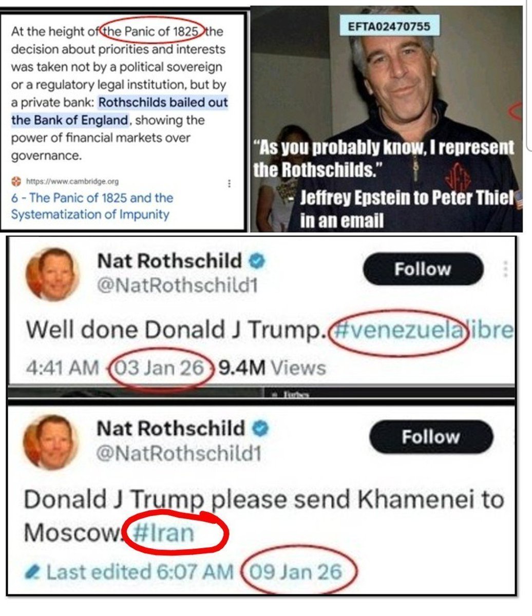 RealTheForce's tweet photo. The Rothschilds took over Britain in 1825

Then they had their shell country Britain take over Palestine in 1917 https://t.co/R8tXnJcbEO