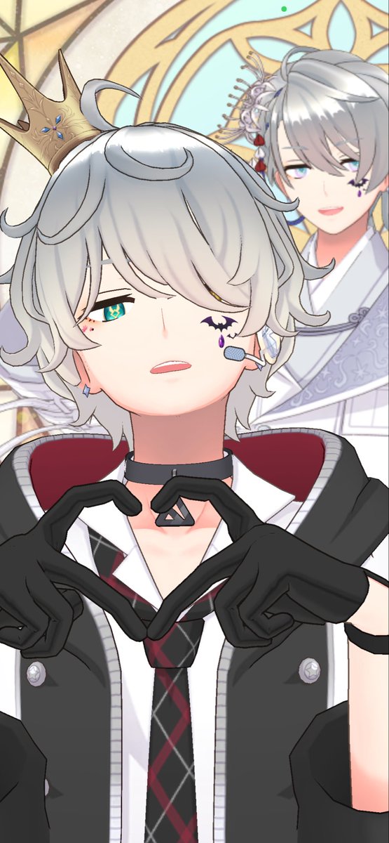 kanon_kadode's tweet photo. 無料cちょっとだけいただいて、
単発服ガチャを嗜む神主と金🧸

久しぶりにカラコン増えたけど、
緑と黄色のオッドアイもいいかも？

アップといい、後ろの壁紙といい、
アバターの主張強めでお届けします✨ https://t.co/ojAotSb0VZ
