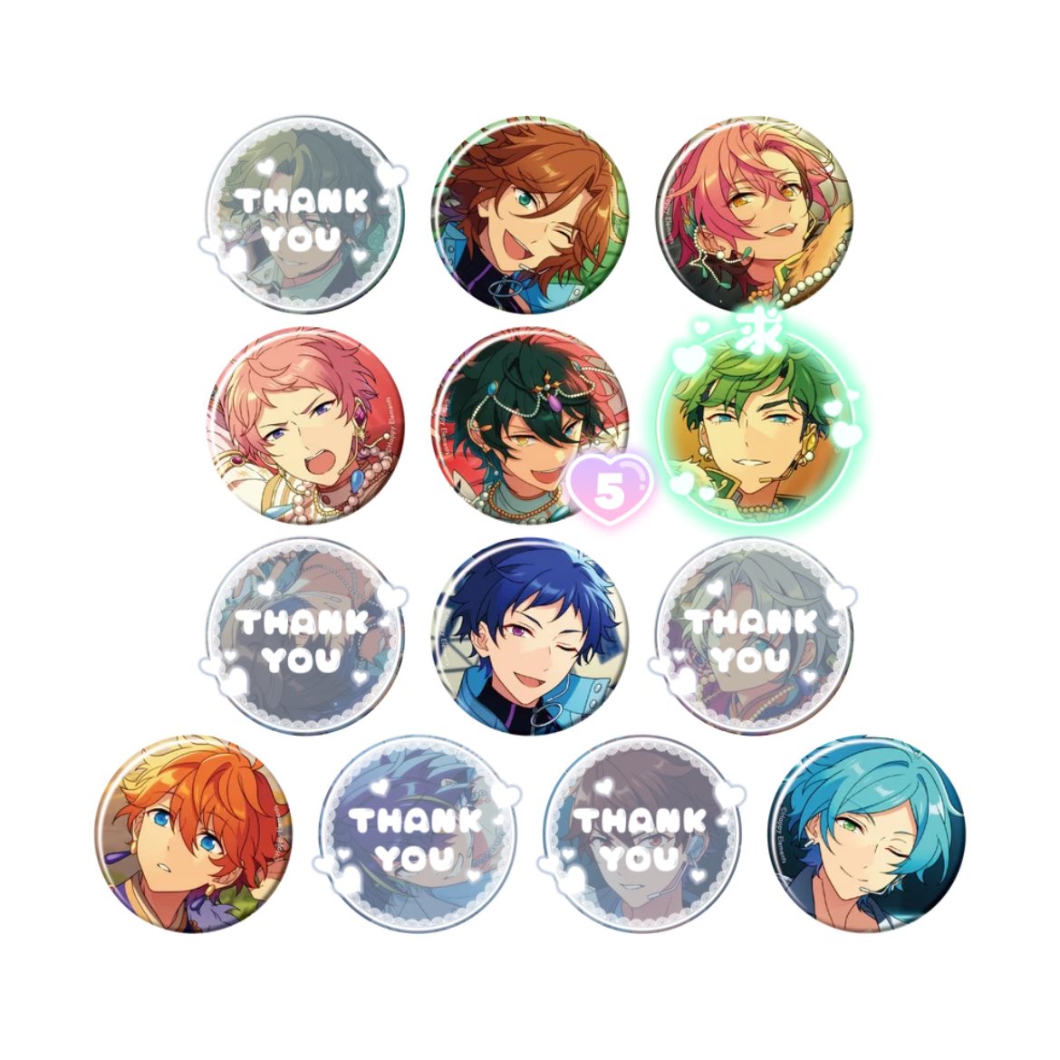 tntsu1072_trhk's tweet photo. 【交換・譲渡】あんスタ コレ缶 コレクション缶バッジ［2026 Aug.］-Idol Side-

譲 ▷▶︎▷ 斑 舞珠 宗 みか 弓弦 スバル 奏汰

求 ▷▶︎▷ ジュイス10点or 〜定価(＋送料)

条件はツリー参照↓ https://t.co/oeOBsUV9G4