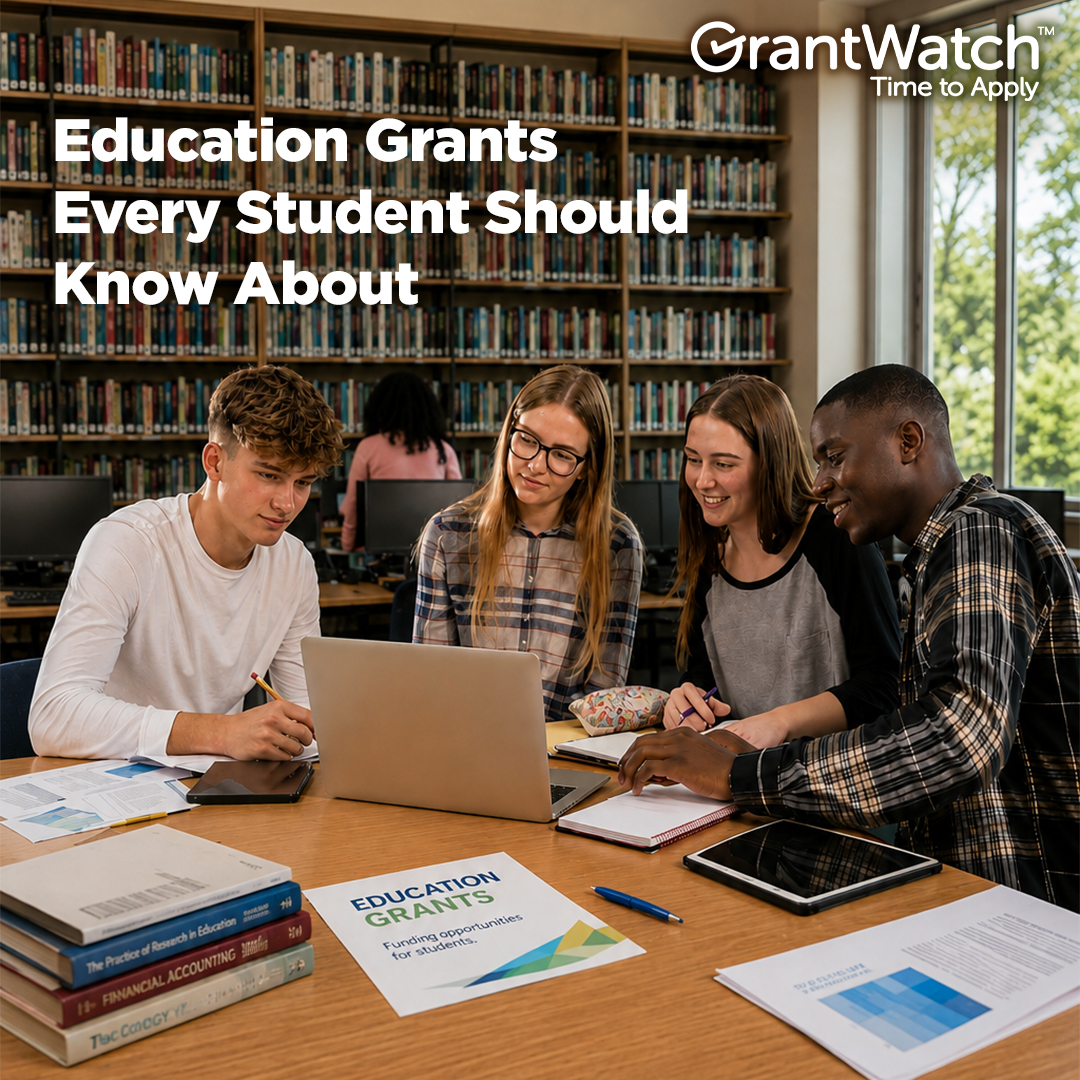 GrantWatch's tweet photo. Education happens beyond the classroom. Explore grants and funding opportunities that can support research, sports, literacy, community service, study abroad, and more. #EducationGrants

https://t.co/Uz8k13xAUh https://t.co/TvGdlooxWz