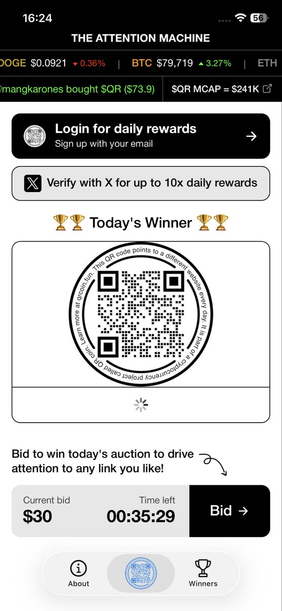 allimachala1's tweet photo. @0FJAKE @qrcoindotfun Done @0FJAKE 0x30666FD101be92DeCF348Ec2467850d53C32897D https://t.co/p1Ap4YxNSE