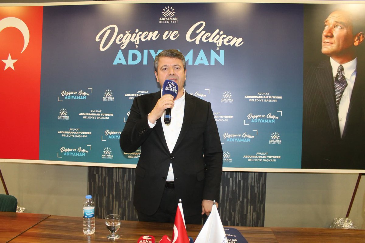 mucevik's tweet photo. Sayın @AdiyamanBelTR Başkanı @avtutdere ’nin yargılandığı “rüşvet” suçlamasından beraat etmesi ve adaletin tecelli etmiş olması dolayısıyla geçmiş olsun dileklerimi en samimi duygularımla sunuyorum. https://t.co/4HJfweqkx9