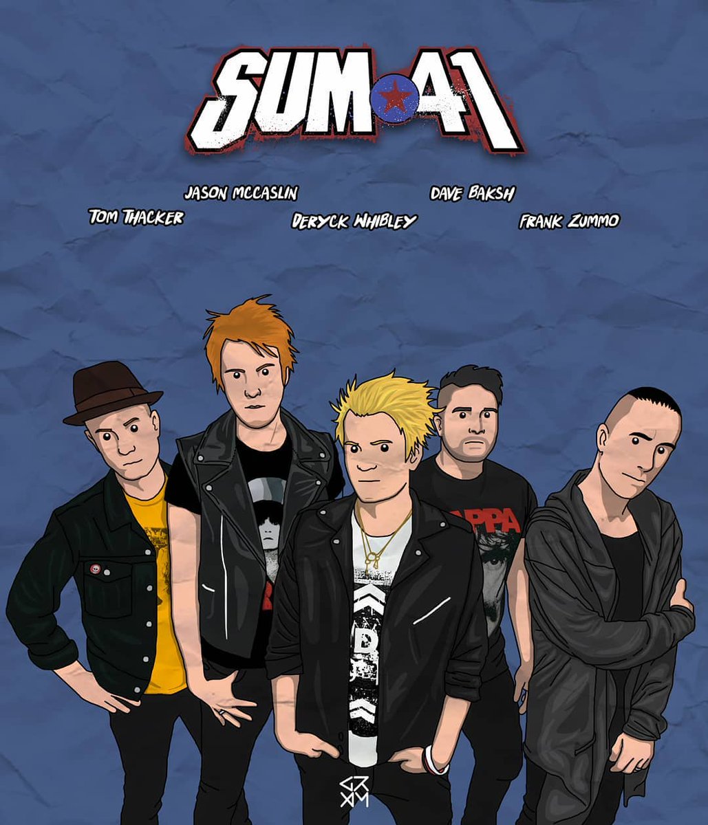 Sum41's tweet photo. Yet another round of your fantastic art. Thank you 🤘🏼 https://t.co/ujD3OiOL1J