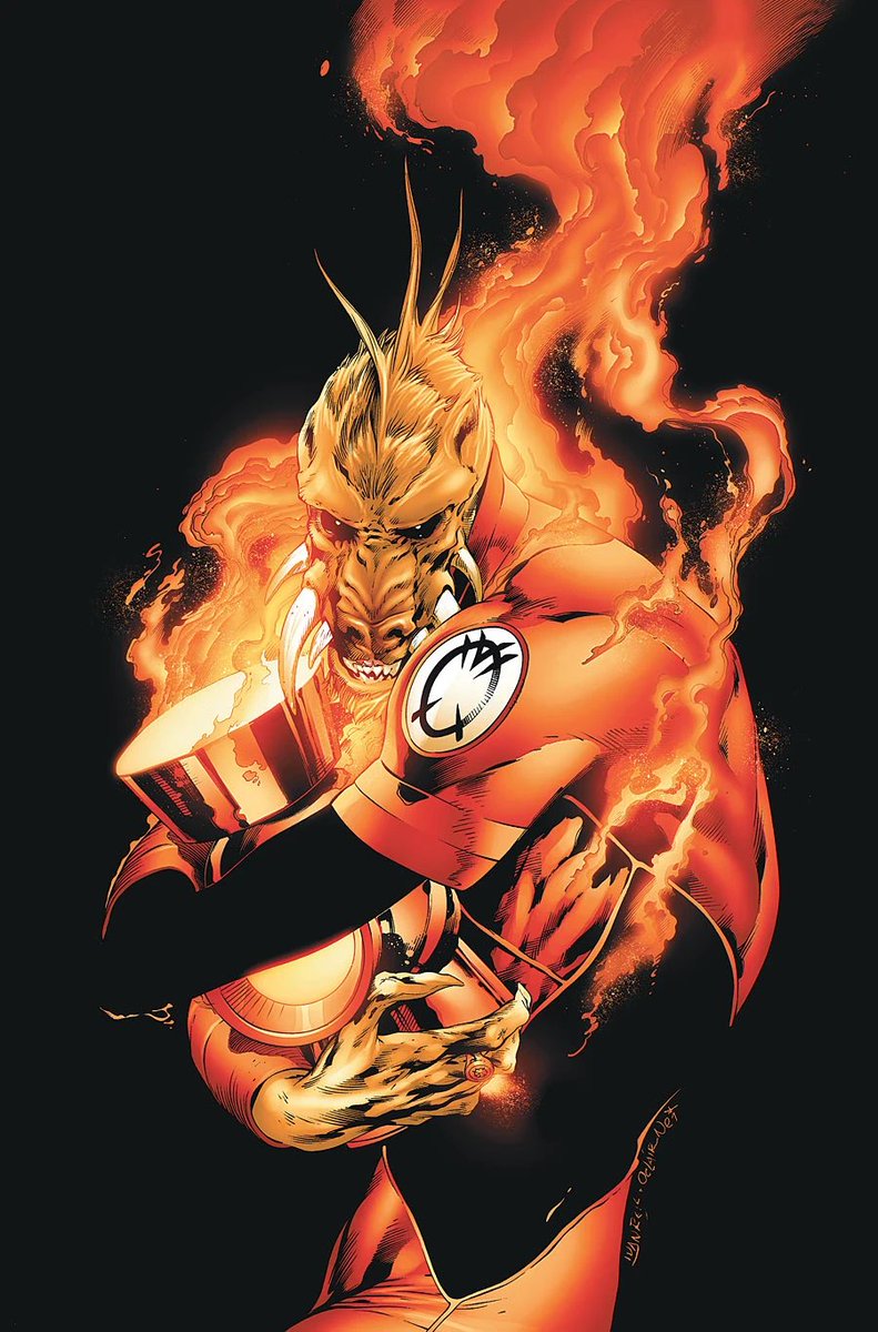 Yasuke_DaShogun's tweet photo. I know we hyped for Sinestro and Atrocitus but I can't wait for this guy to show up. Agent Orange is a problem https://t.co/U2blBDXgEt