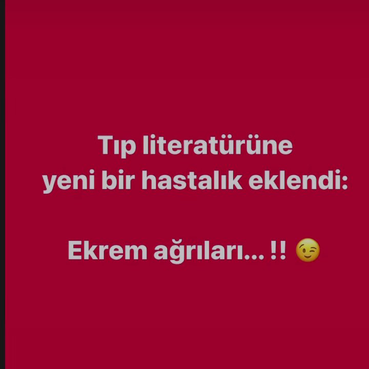 tlnin's tweet photo. @emine_celik__ Hala geçmedi mi Ekrem ağrılarınız. https://t.co/sWWvu7FYsL