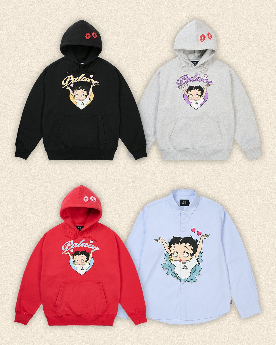 Ovrnundr's tweet photo. Palace x Betty Boop Collection 💋

• August 28th https://t.co/e1NCrgWHgB