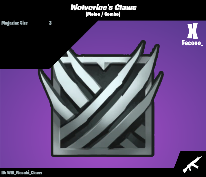 Fecooo_'s tweet photo. For some reason, Epic have re-added the Wolverine's Claws weapon.

Marvel's Wolverine is releasing on September 15, and there's an update on September 17.

Sometimes this doesn't mean the item is returning, we usually just get a similar item instead.

Do you think there will be a collab with the Wolverine game, they're just making a new item for Fortnitemares, or did they re-add the item by mistake? 🤔