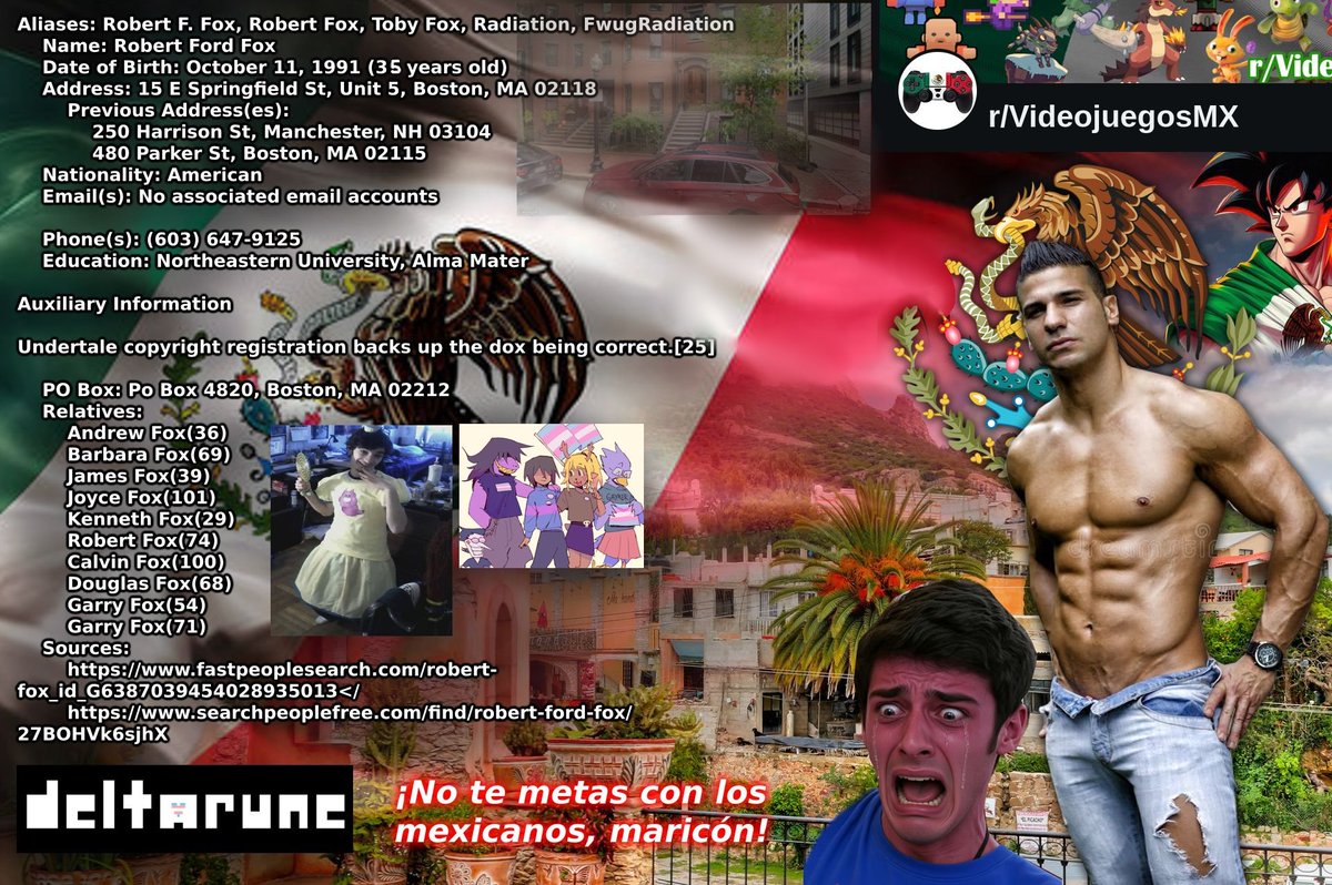 conqmexico's tweet photo. @meltsmelts ¡ROBERT F. FOX ES UN MALDITO PUERCO JUDIO-AMERICANO QUE NO TIENE DERECHO VIVIENDO EN EL MISMO MUNDO QUE MEXICO!
¡QUE TE SUICIDES COMEMIERDA, NUNCA VAMOS A DEJAR DE JODERTE!
¡VIVA MEXICO! ¡VIVA LA VICTORIA! https://t.co/EGJAI7ychJ