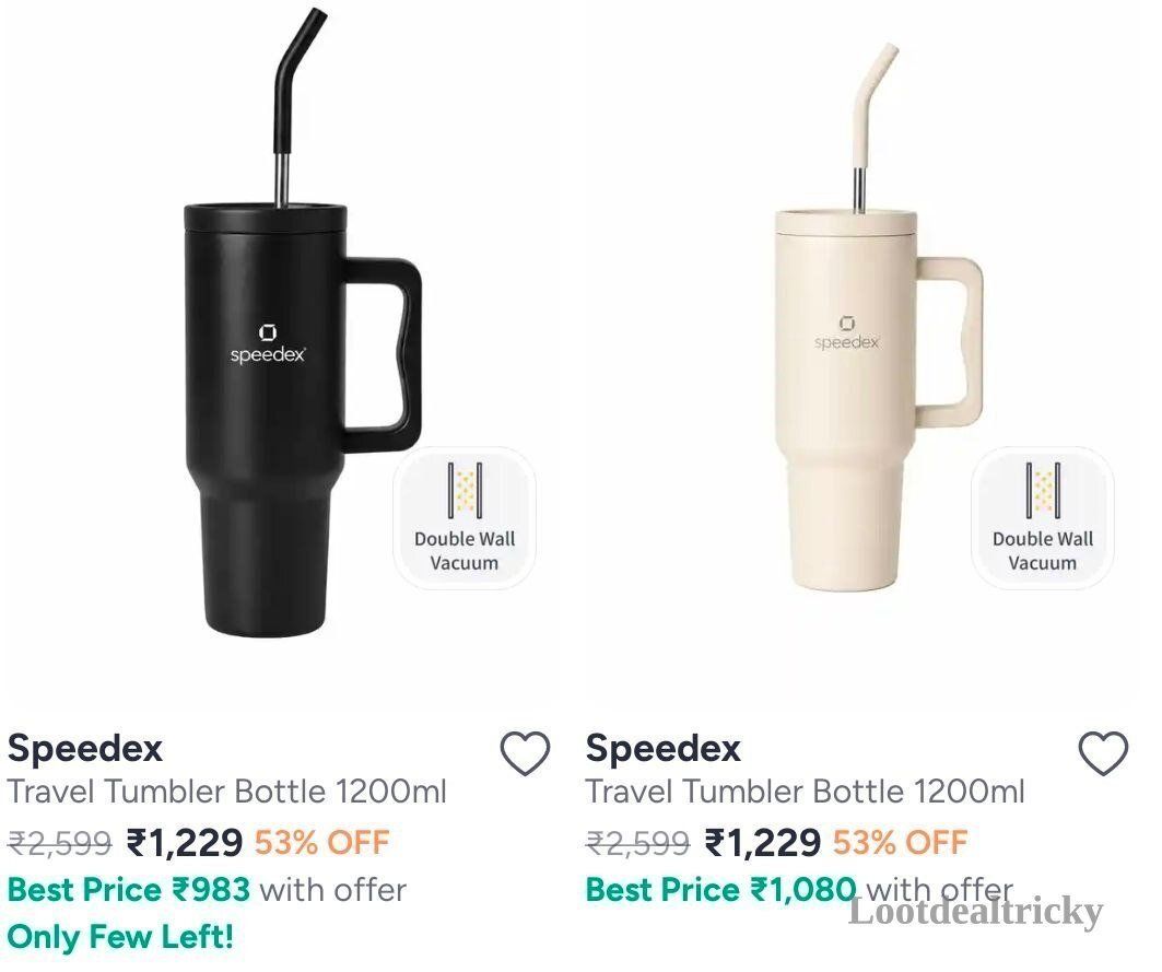 labhsingharya's tweet photo. #Myntra | Speedex Water Bottles ||#Flipkart|| Min 50% Off
👉Link : https://t.co/SGQ8v8oqD1 https://t.co/CWYPegdu8J