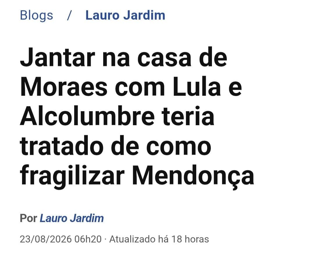 filipebarrost's tweet photo. Será que aquela tese de que "desqualificar um ministro do Supremo é um atentado contra a democracia" ainda está de pé? https://t.co/rDE789tDYq