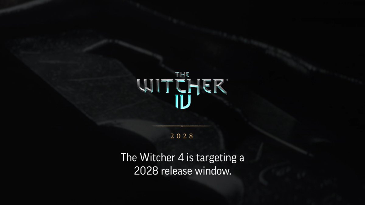 shinobi602's tweet photo. The Witcher 4 targeting 2028 launch, confirms CD Projekt RED

#TheWitcher4 #TheWitcher #gamescom https://t.co/ayoAKM7O1x