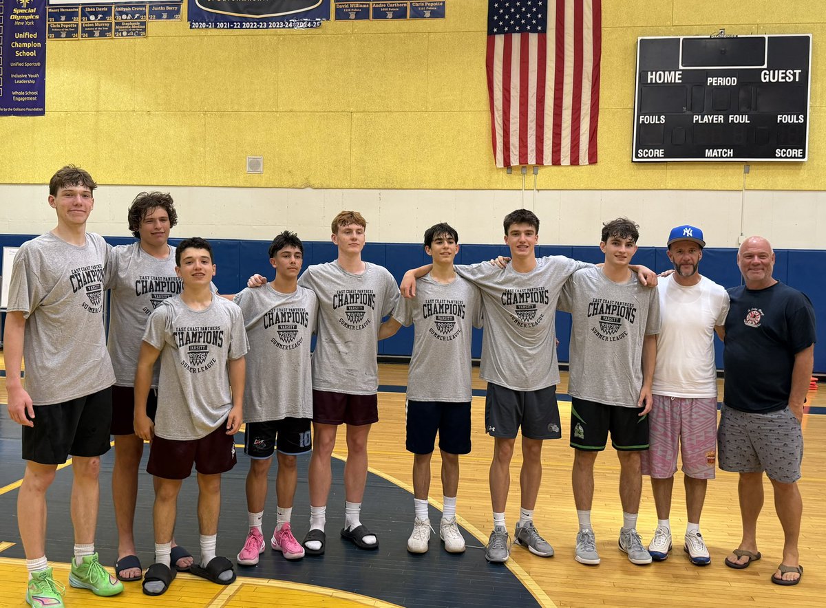 devlinsharkey's tweet photo. Summer league champs. https://t.co/fCZM5RhtjV