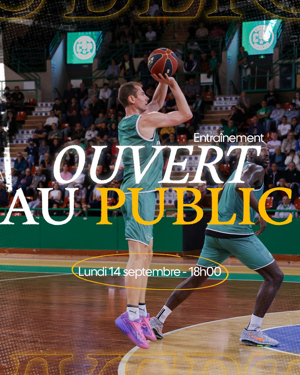 limogescsp's tweet photo. Le traditionnel entrainement ouvert au public se tiendra le lundi 14 septembre, à partir de 18h, au Palais des Sports de Beaublanc 🌋
✍️ À partir de 19h30, tout l'effectif sera en séance de dédicaces. 

Nous vous attendons nombreux, nombreuses, pour découvrir cette nouvelle équipe 💚