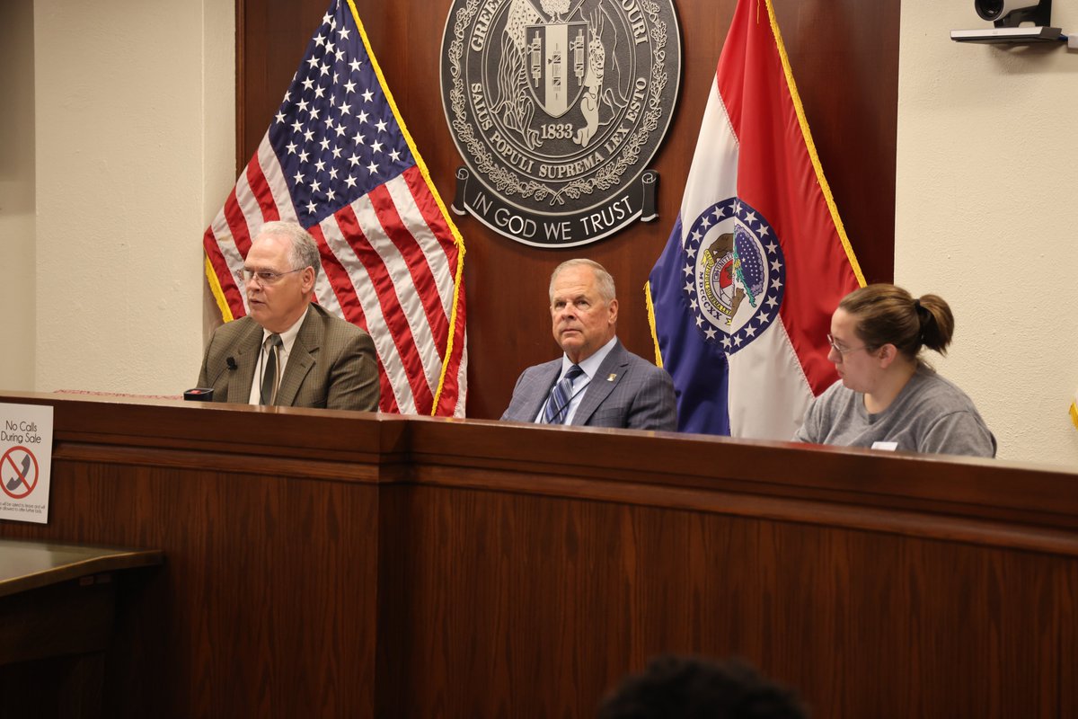 GreeneCountyMO's tweet photo. The annual Greene County Tax Sale took place today at the Historic Courthouse. This annual auction helps recover delinquent real estate taxes and return delinquent parcels to productive, active standing. https://t.co/AvJ2mO0uJn
