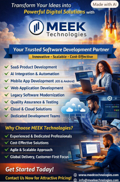 meekint's tweet photo. 🚀 Transform Your Ideas into Powerful Digital Solutions
At #MEEKTechnologiesLtd.,

Got a big idea? 💡
 Turn it into scalable digital solutions with MEEK Technologies.🚀

 Let’s build what’s next.
📧info@meektechnologies.com
🌐https://t.co/Qd1LvWQBAH  

#USA #SaaS #AI #virałpost https://t.co/gBia3CEeaK