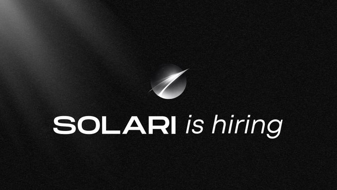 getsolari's tweet photo. Our team is hiring for Growth Engineers

We're looking for someone to lead our 

We’re looking for a rare kind of builder: someone who’s deeply online, plugged into X and LinkedIn, knows the AI agent landscape cold, and understands how to turn product momentum into attention.  

But this isn’t just a content role. You also build amd turn a product update into something developers actually care about, all in the same afternoon

What you’ll own:
- Growth experiments across product, content, and distribution
- Turning launches, demos, and technical ideas into developer-facing content
- Building with and for our developer community
- Helping shape the roadmap based on user demand

Know someone great or think it’s you? Reply and we’ll reach out.