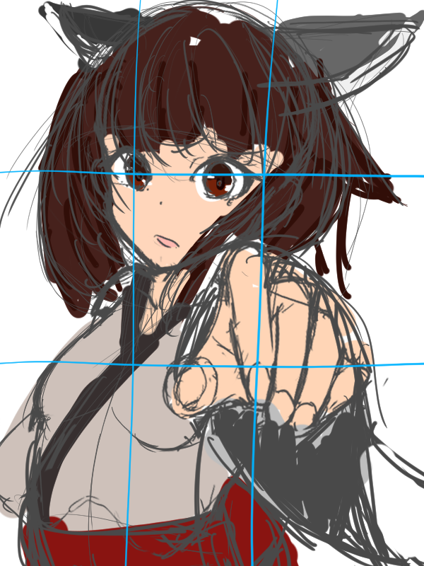 KirigamiRei's tweet photo. #レイのイラスト作成記録
#東北きりたん

ラフ（今回は構図を意識して書いてみる） https://t.co/AhToGvHtvf