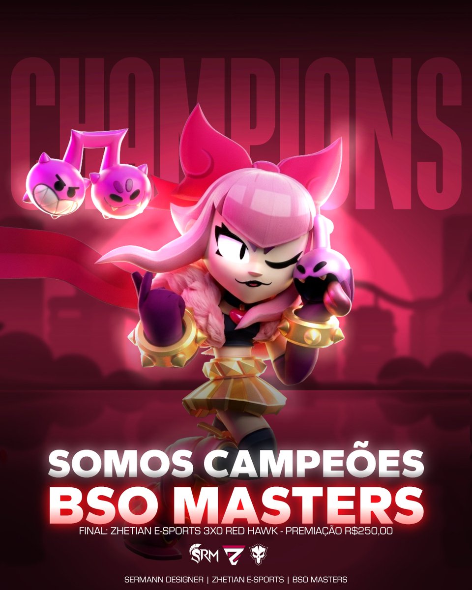 zhetian_esports's tweet photo. 🏆 SOMOS CAMPEÕES DA BSO MASTERS!!! 🏆

Em breve sai video sobre, e na final ganhamos de 3x0 da Red Hawk!!!

#GoZH #BrawlStars https://t.co/NH1GnEe40R