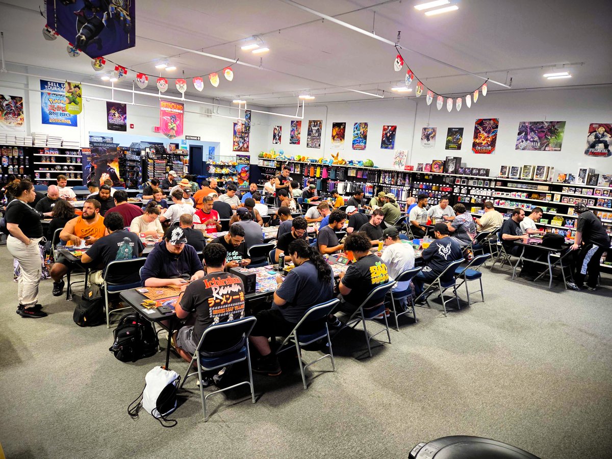 PhantasmGaming_'s tweet photo. A huge thank you to everyone who came out this weekend and played in our One Piece OP17 Release Events! Check out the pics below and see if you can spot yourself! https://t.co/pTST3jwU53